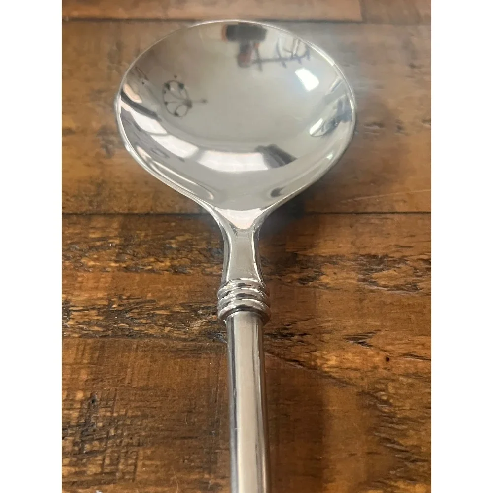 Vintage Italian Silverplate 3-Pc MCM Salad Servers & Cake Spatula ZN.4.MK Italy